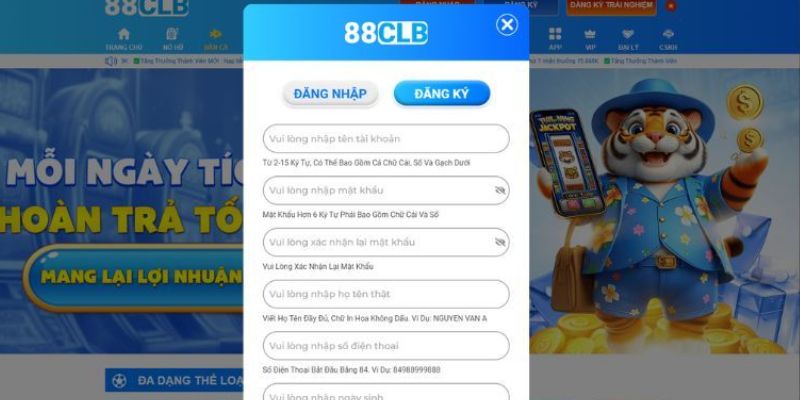 Các bước đăng ký 88clb chi tiết cho newbie